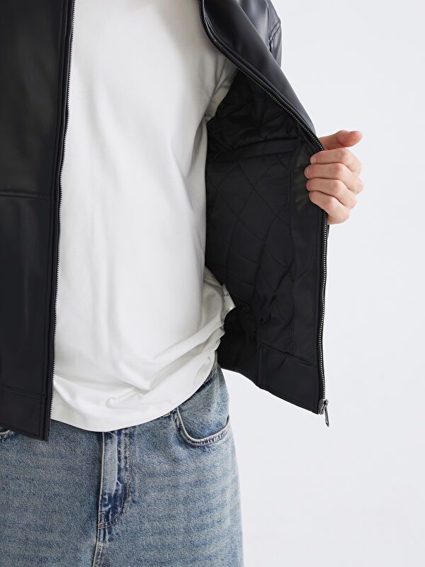 Moudda LC Waikiki - Manteau en cuir PU light pour Hommes - Tunisie 4