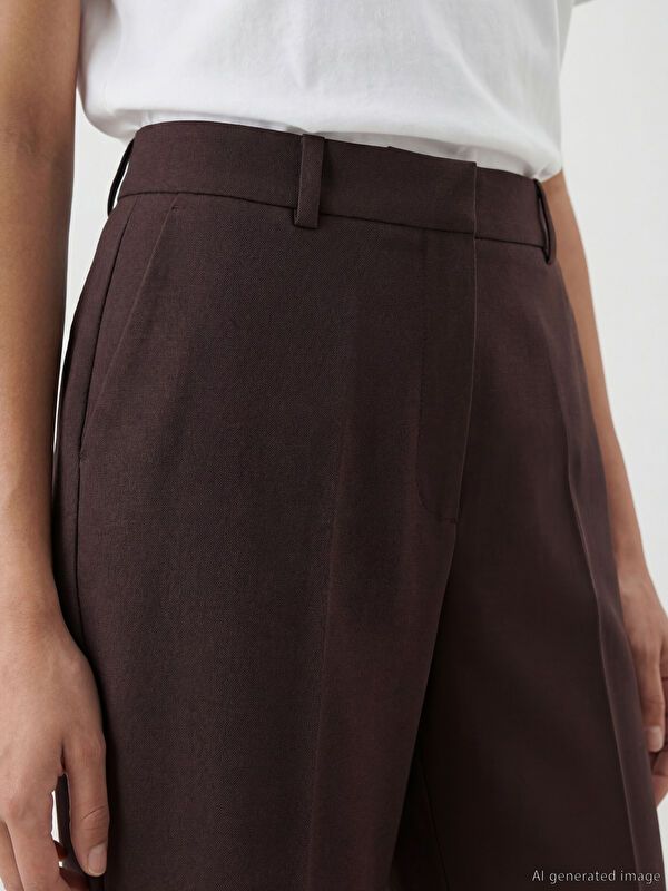 Moudda LC Waikiki - Pantalon fin en tissu pour Femme - Tunisie 3