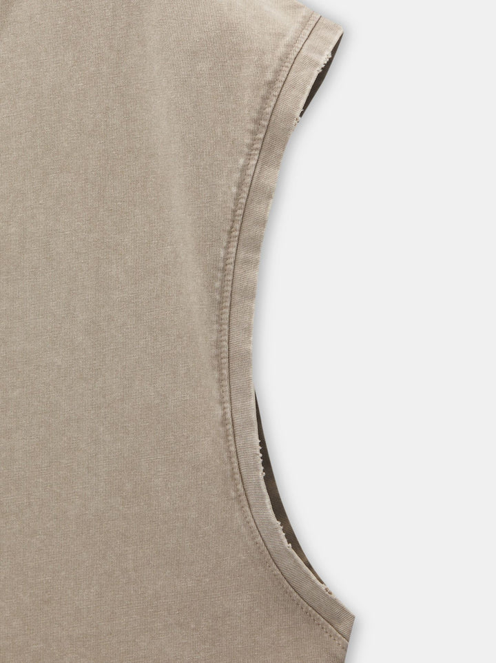 Moudda PULL & BEAR - Débardeur Épaule Tombante Teinture Garment - Tunisie 3