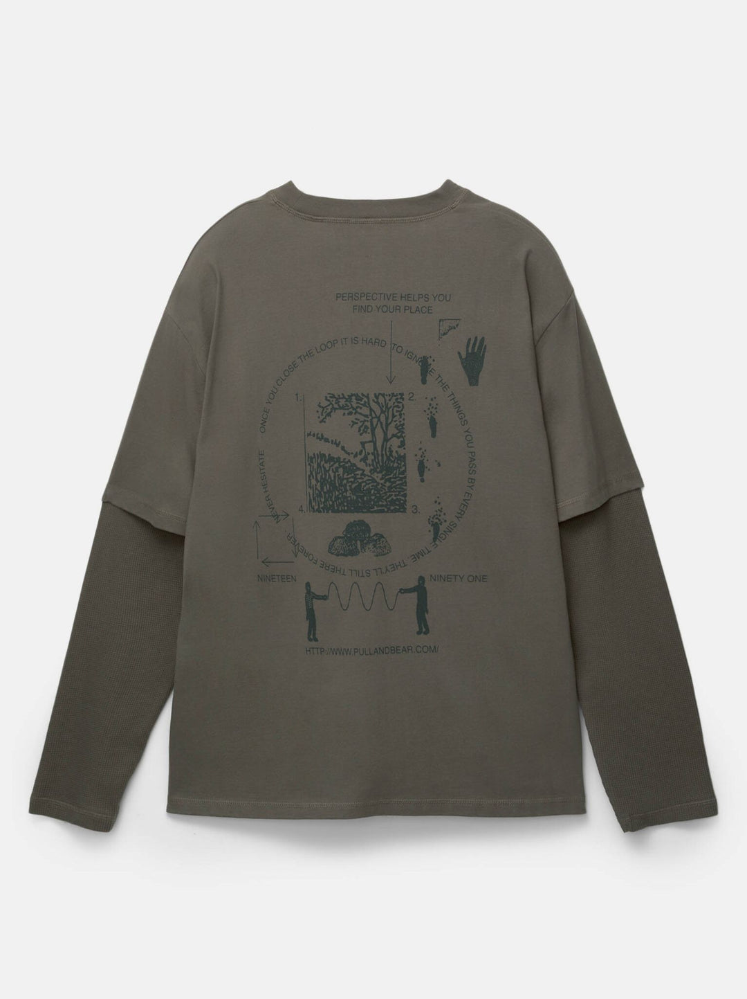 Moudda PULL & BEAR - T-Shirt - Double Manche & Gaufré - Tunisie 3