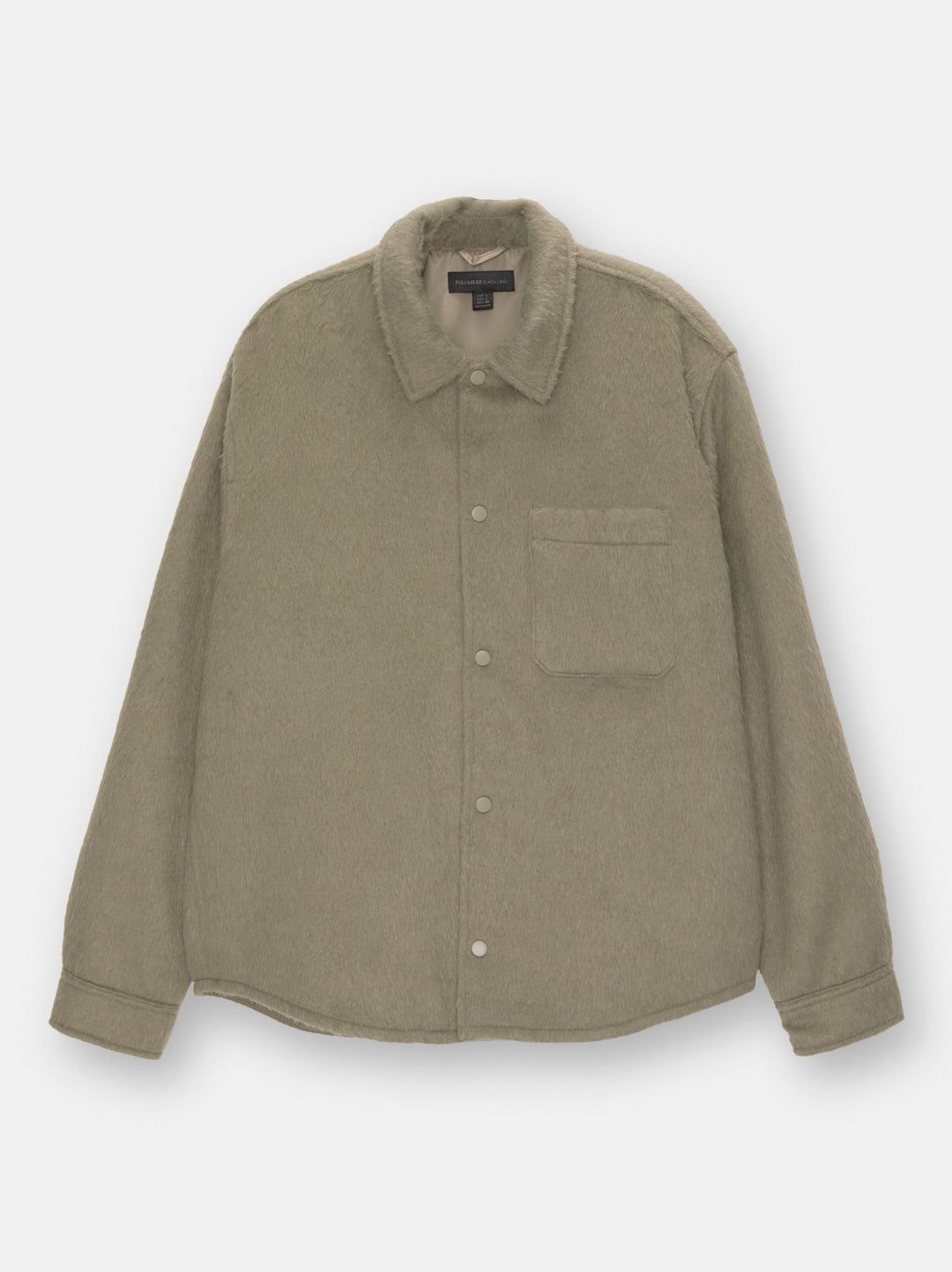 Moudda PULL & BEAR - Surchemise Manches Longues Poil Menthe - Tunisie 3