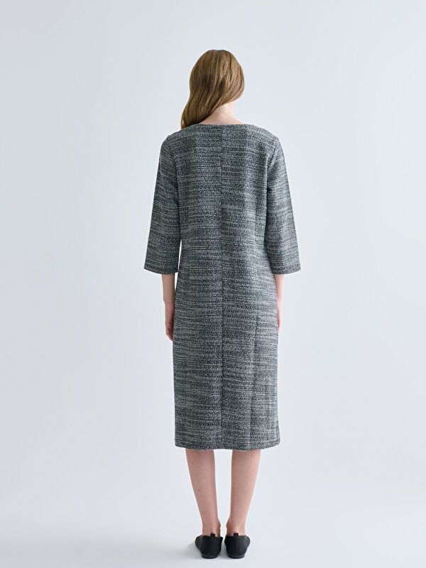 Moudda LC Waikiki - Robe en jersey cv à manches longues pour Femmes - Tunisie 4