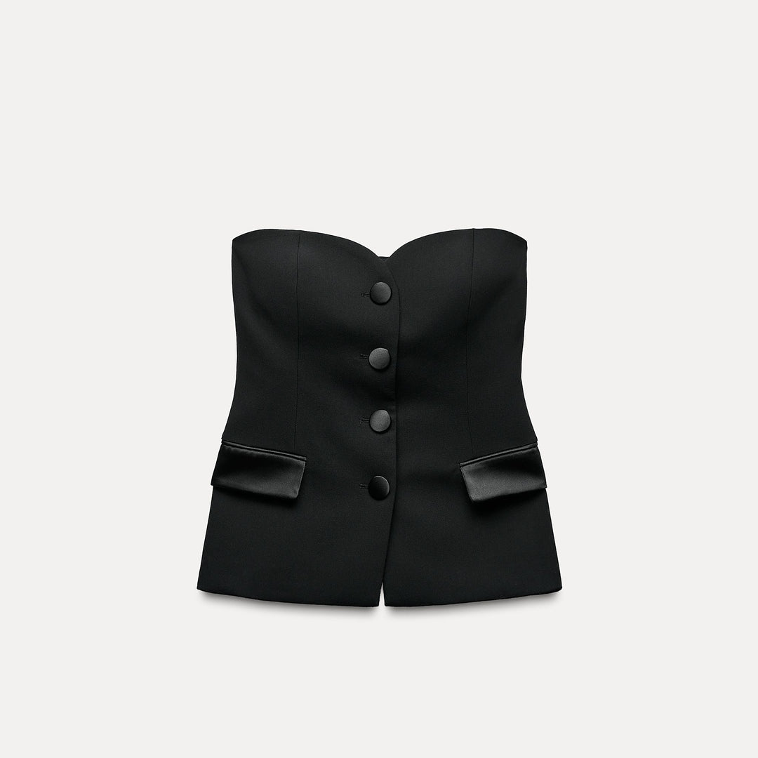 Moudda ZARA - Bustier combiné satin (Ensemble) - Tunisie 1