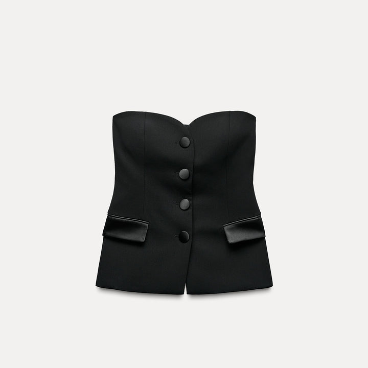 Moudda ZARA - Bustier combiné satin (Ensemble) - Tunisie 1