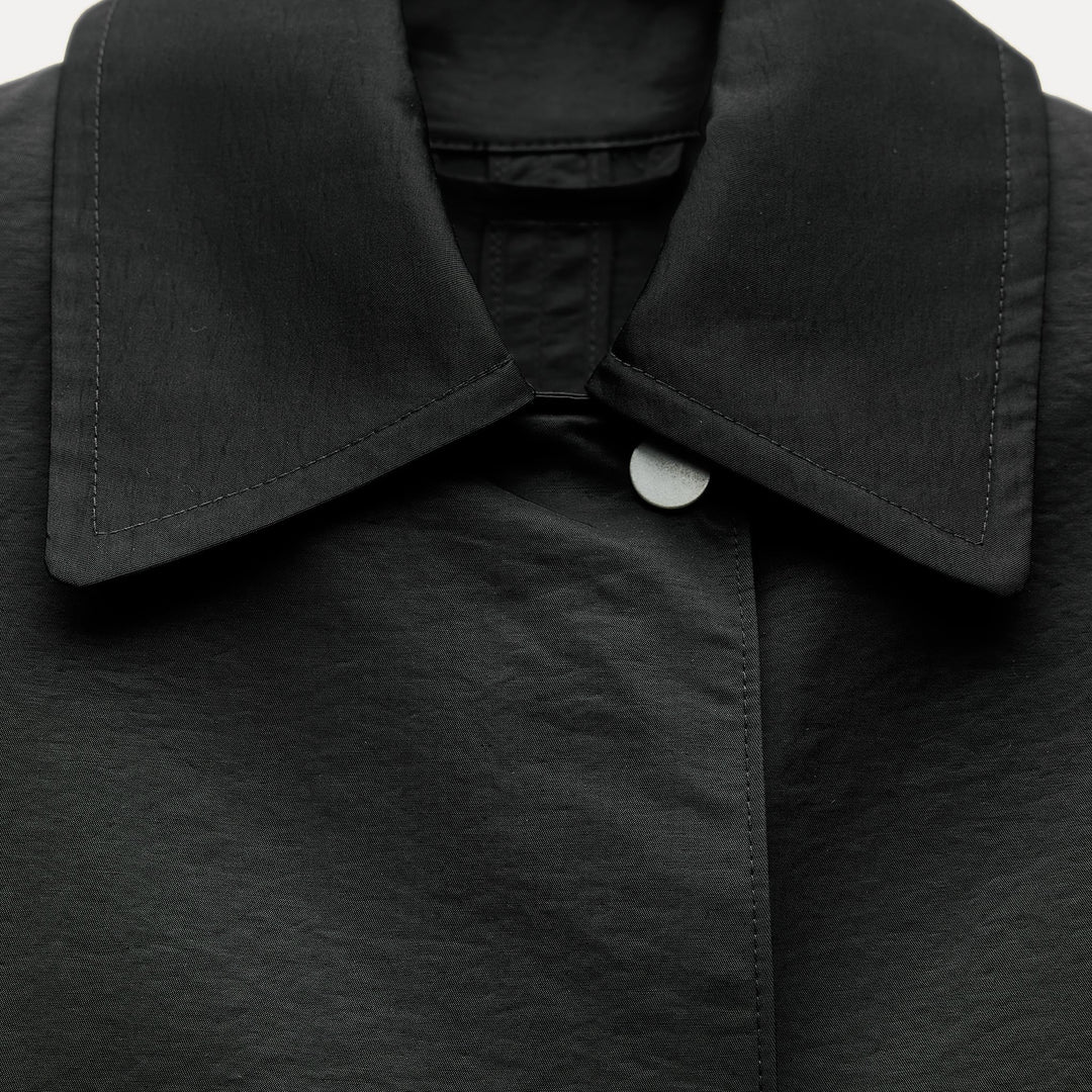 Moudda ZARA - Trench mi-long fermeture éclair nylon - Tunisie 3