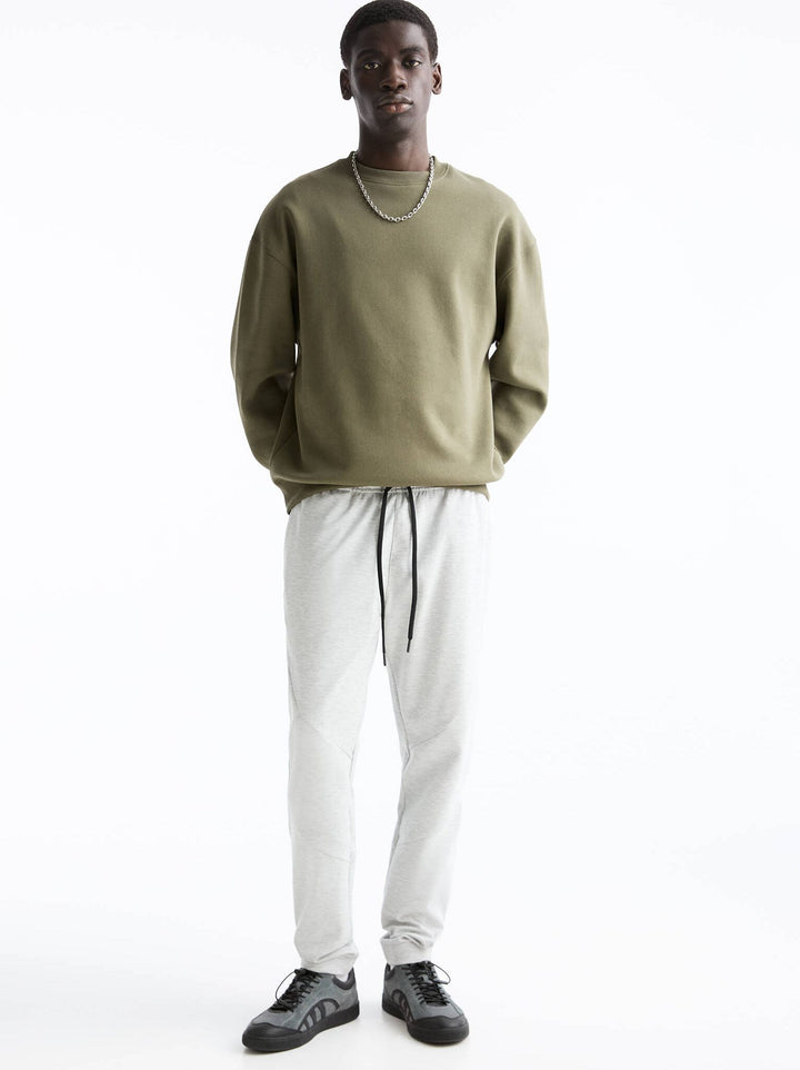 Moudda PULL & BEAR - Pantalon Jogging Technique Scellé Gris - Tunisie 4