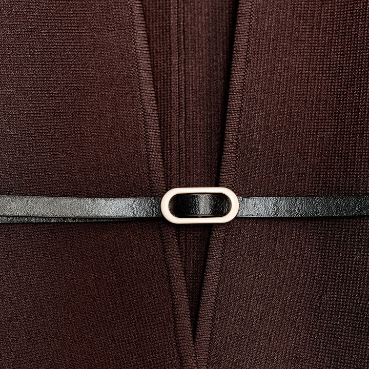 Moudda ZARA - Veste Marron - Ceinture - Tunisie 3