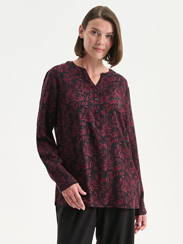 Moudda LC Waikiki - Chemise tissée imprimée cv à manches longues pour Femmes - Tunisie 1