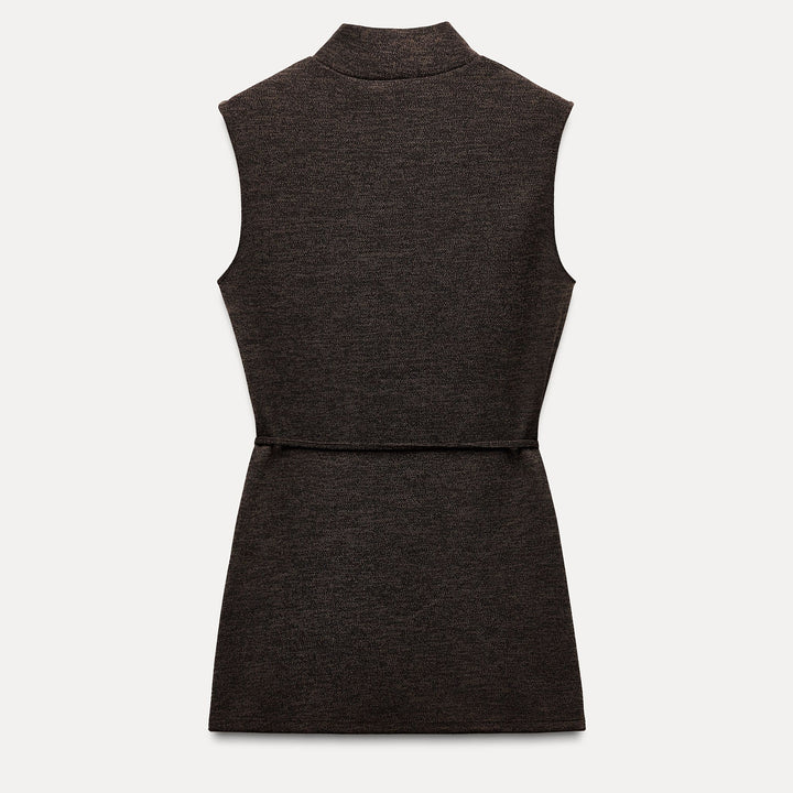 Moudda ZARA - Top - Col Perkins & Ceinture Soft Piqué - Tunisie 2