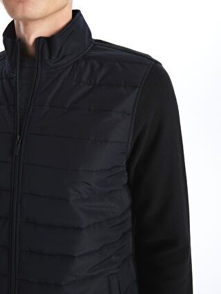 Moudda LC Waikiki - Cardigan jersey basique Homme Noir - Tunisie 3