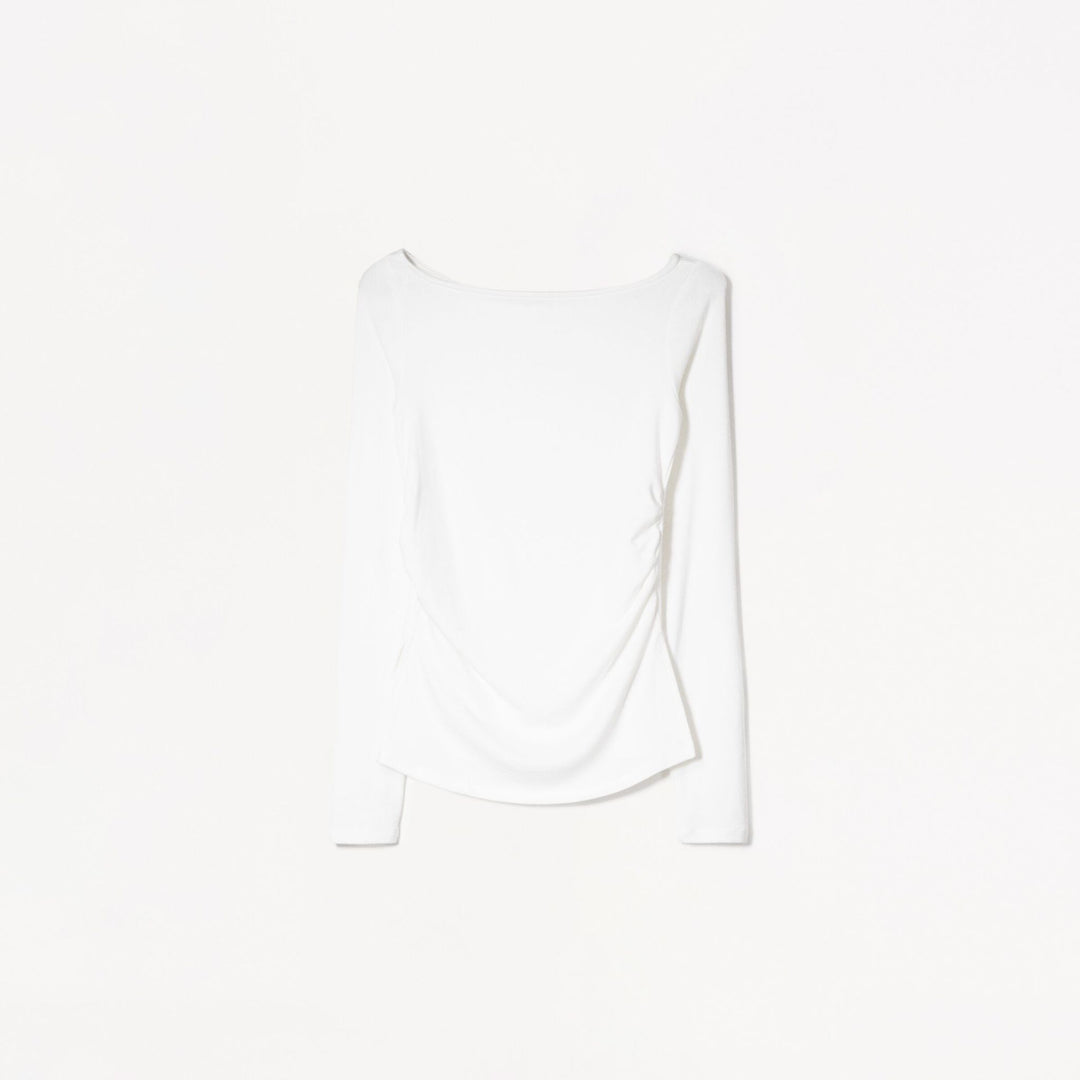 Moudda BERSHKA - T-Shirt - Maille Coupée & Fronces - Tunisie 1