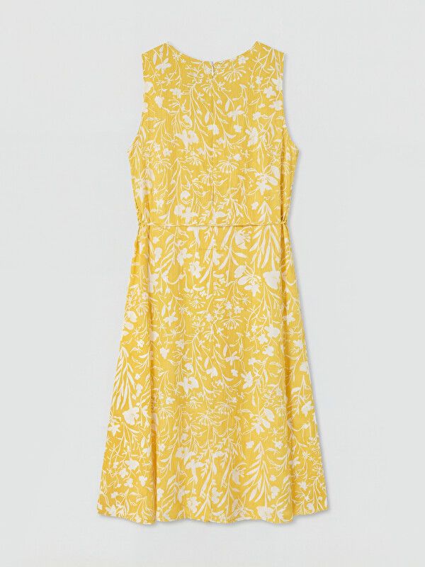 Moudda LC Waikiki - Robe maternité à manches courtes pour Femme couleur Jaune imprimé - Tunisie 2