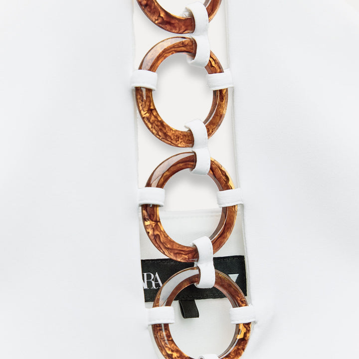 Moudda ZARA - Top élastique col licou œillets - Tunisie 3