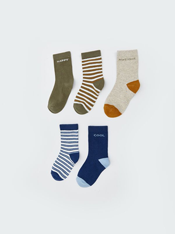 Moudda LC Waikiki - Chaussettes courtes Garçon Vert terne - Tunisie 1