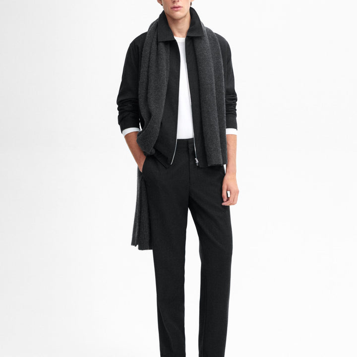 Moudda Massimo Dutti - Pantalon coordonné flanelle grise - Tunisie 8