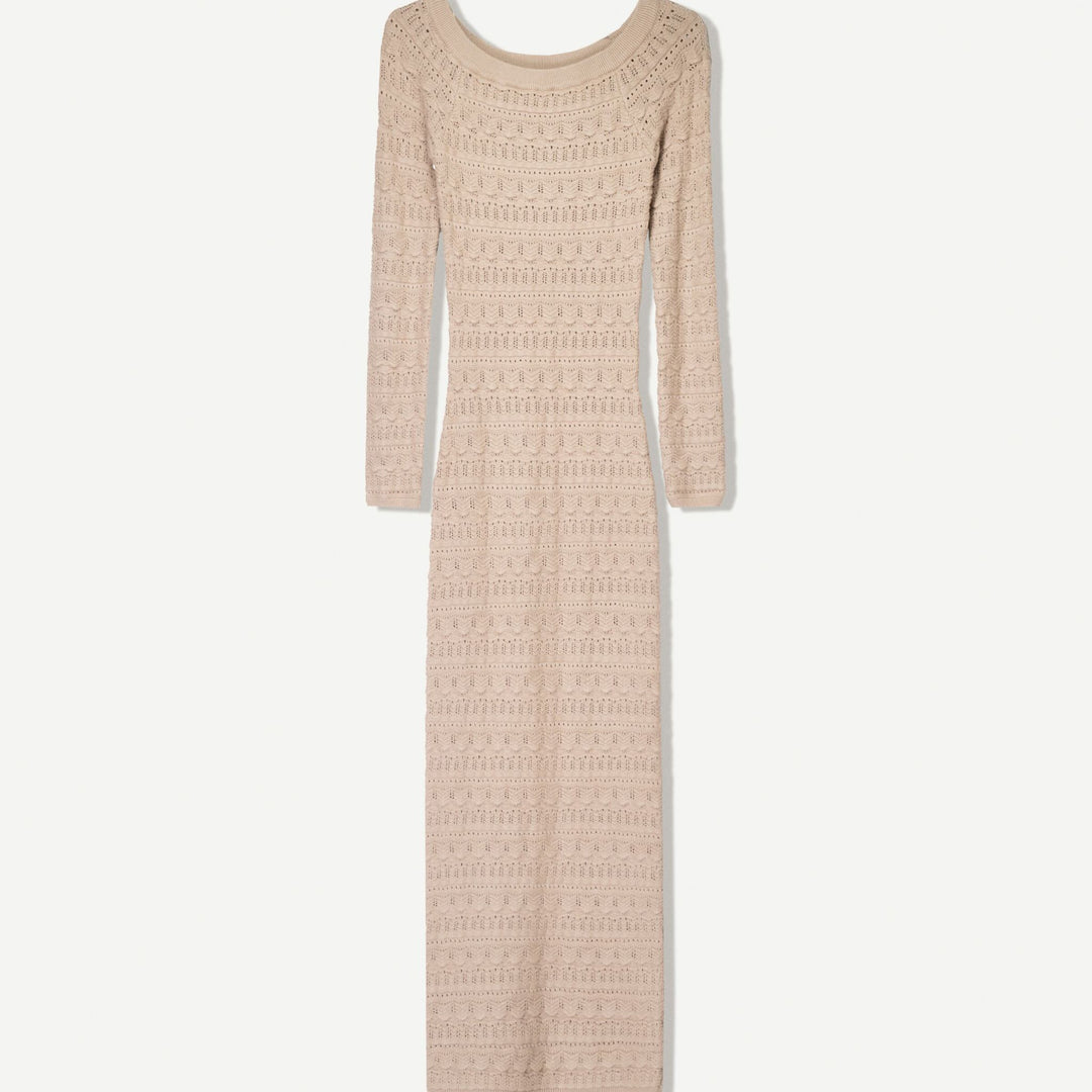 Moudda BERSHKA - Robe Midi Bardot - Dentelle Rustique - Tunisie 1