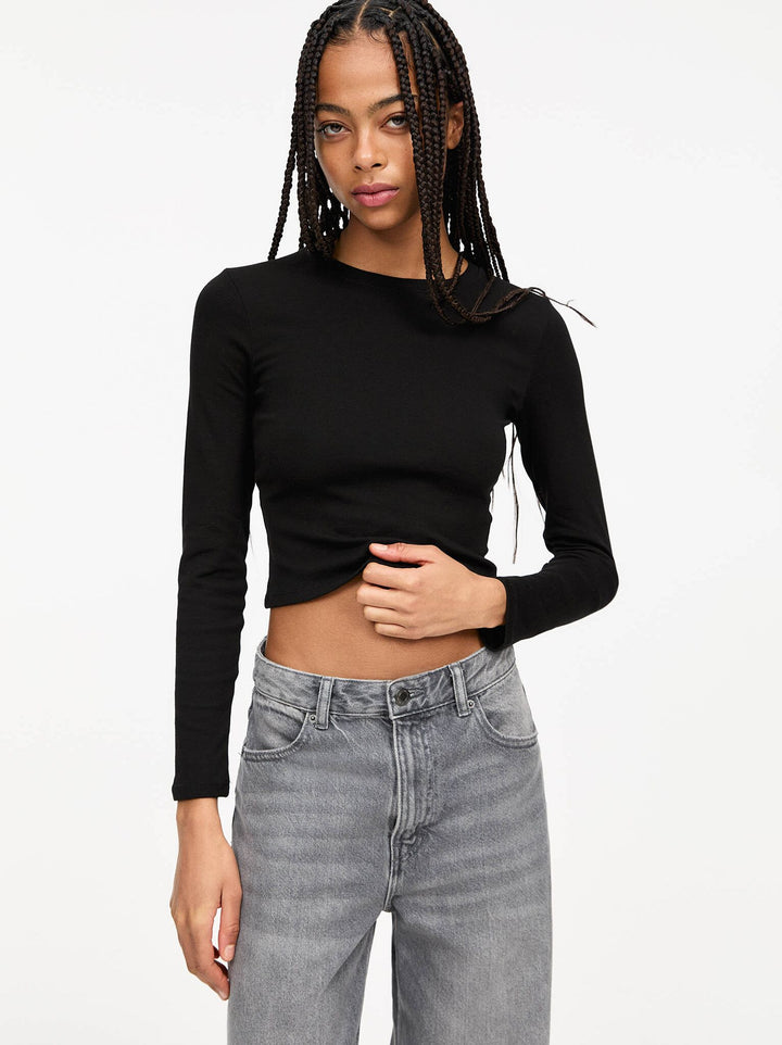 Moudda PULL & BEAR - T-Shirt Ajusté - Manches Longues - Tunisie 2