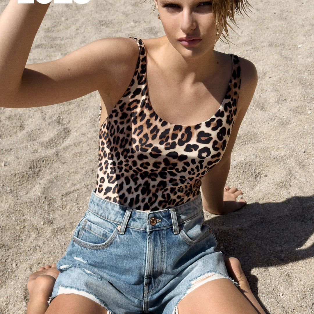 Moudda BERSHKA - Body Col Rond - Bretelles Froncées - Tunisie 3