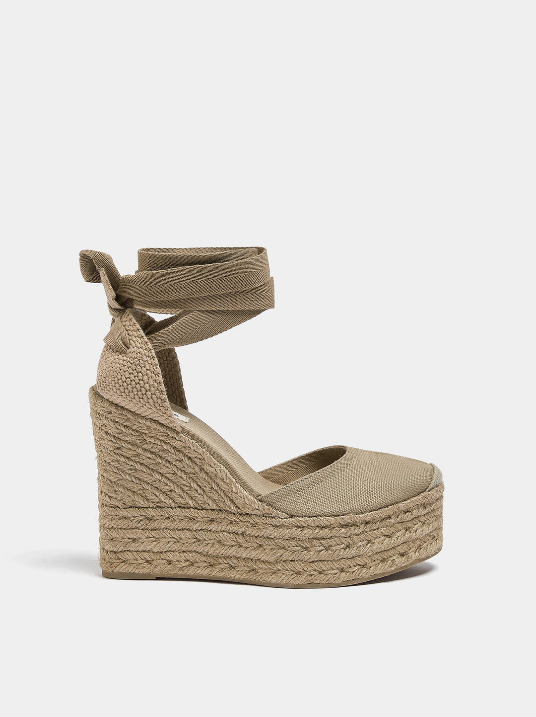 Moudda PULL & BEAR - Espadrilles à Talon Brisé à Lacets - Tunisie 7