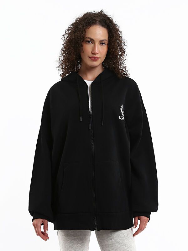 Moudda LC Waikiki - Cardigan en jersey Femme Noir - Tunisie 1