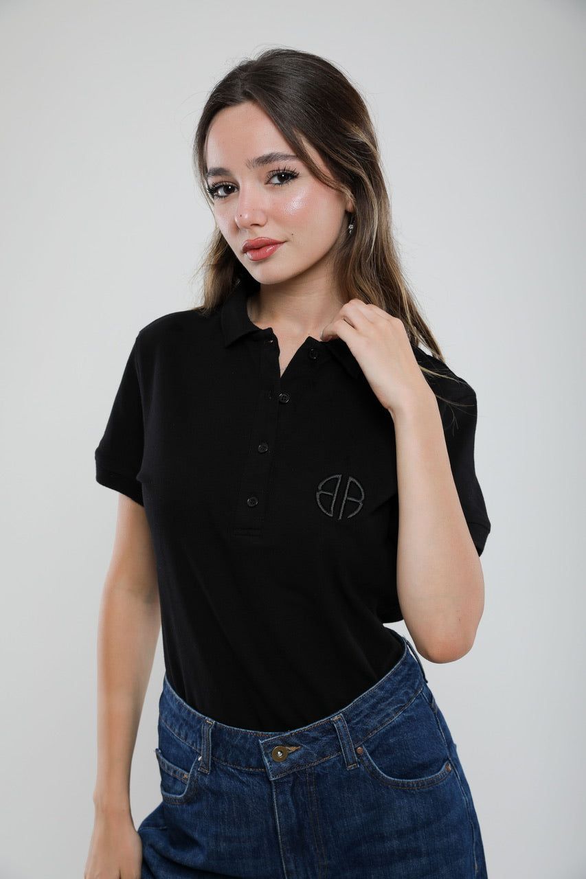 Moudda Billiorich - Polo Femme Slim Fit en Piqué de Coton - Tunisie 2