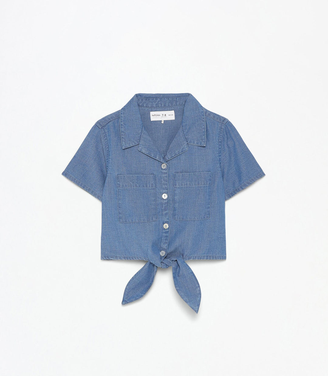 Moudda Lefties - Chemise Nœud - Denim Léger Fille - Tunisie 1