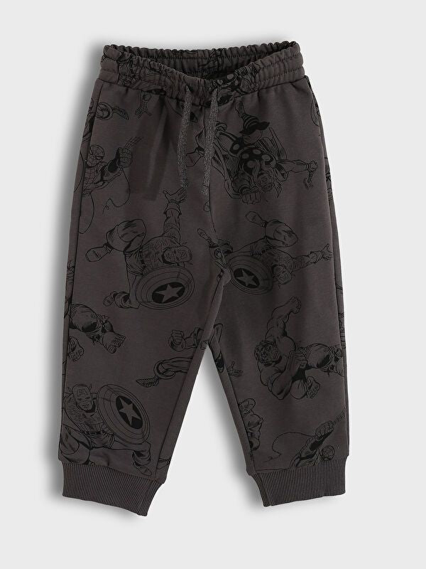 Moudda LC Waikiki - Ensemble jersey sous licence Garçon Imprimé gris foncé - Tunisie 3