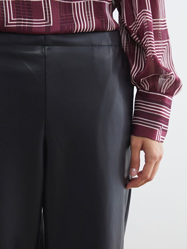 Moudda LC Waikiki - Pantalon tissé moyen Femme Noir - Tunisie 3