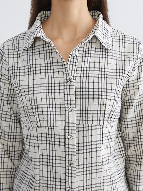 Moudda LC Waikiki - Chemise manches longues en tissu pour Femme - Tunisie 3