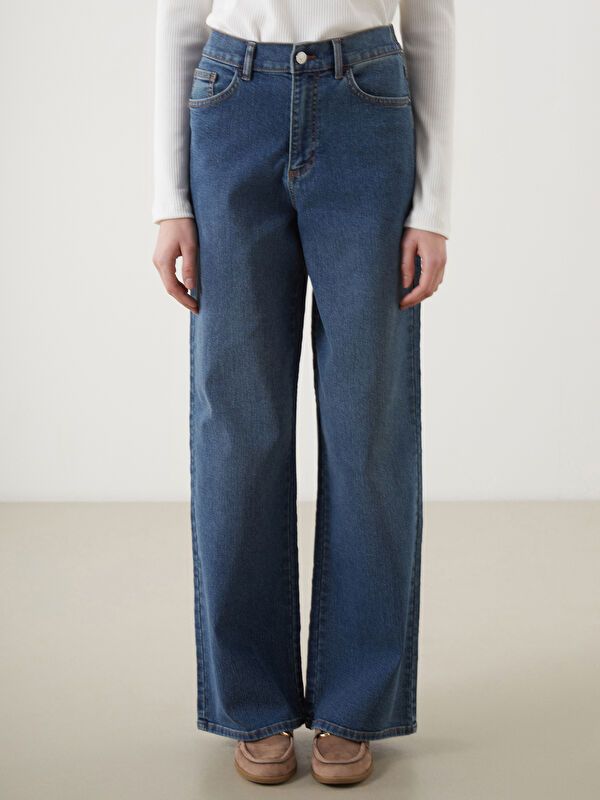 Moudda LC Waikiki - Pantalon tissé denim Femme Rodéo noir - Tunisie 2