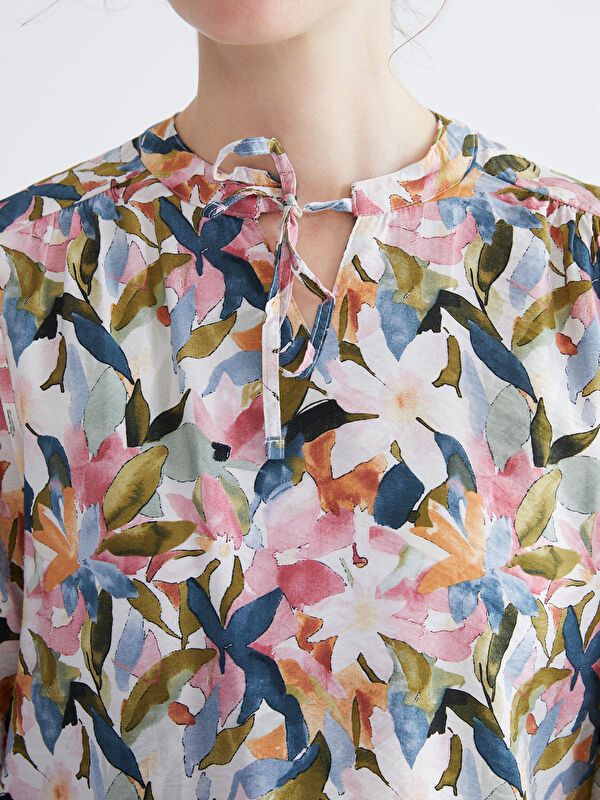 Moudda LC Waikiki - Chemisier (blouse) imprimé manches longues en tissu - Tunisie 3