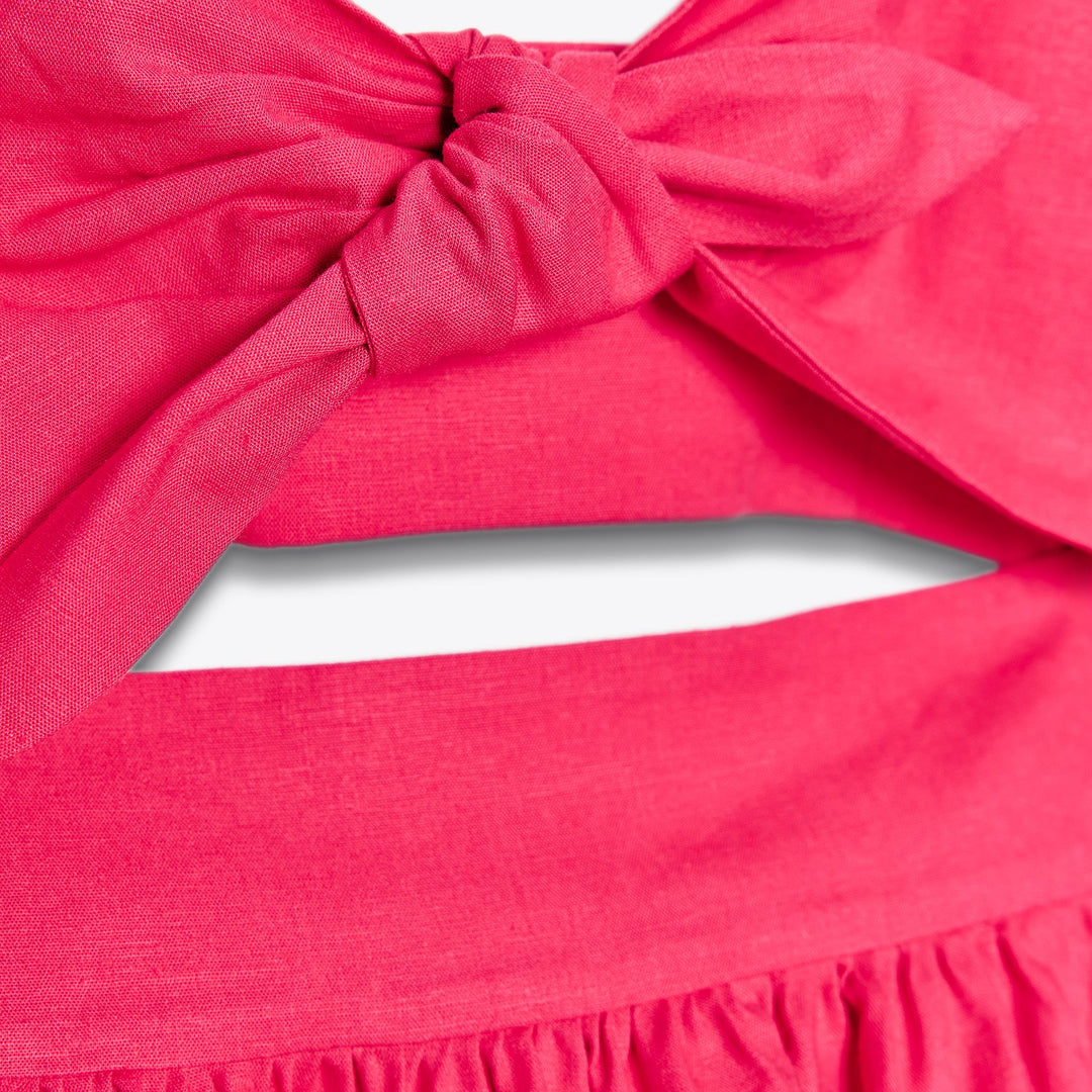 Moudda ZARA - Top Peplum - Nœud & Lin Stretch - Tunisie 3