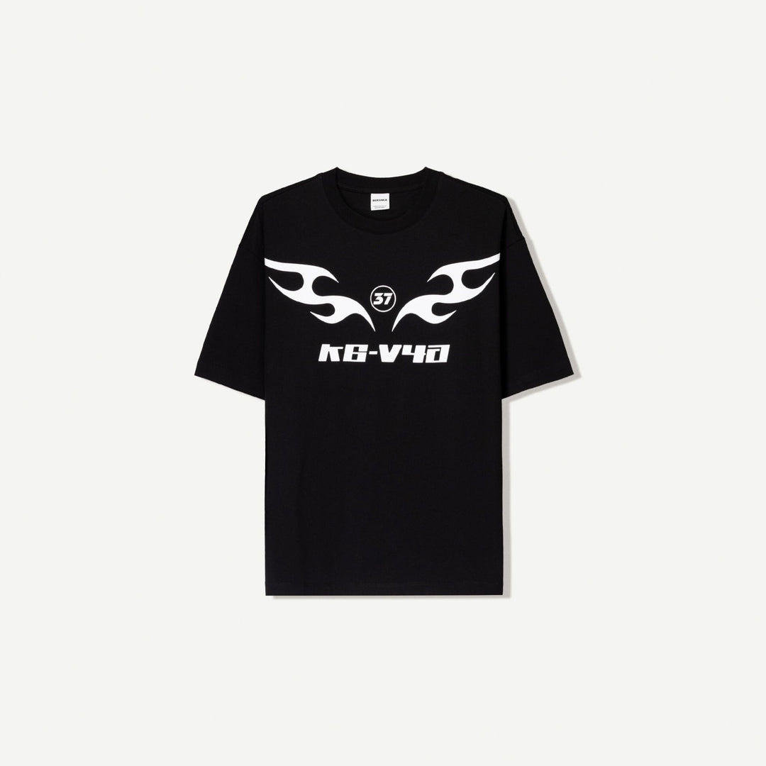 Moudda BERSHKA - T-Shirt Relax - Imprimé Tribal Dual Shock - Tunisie 1