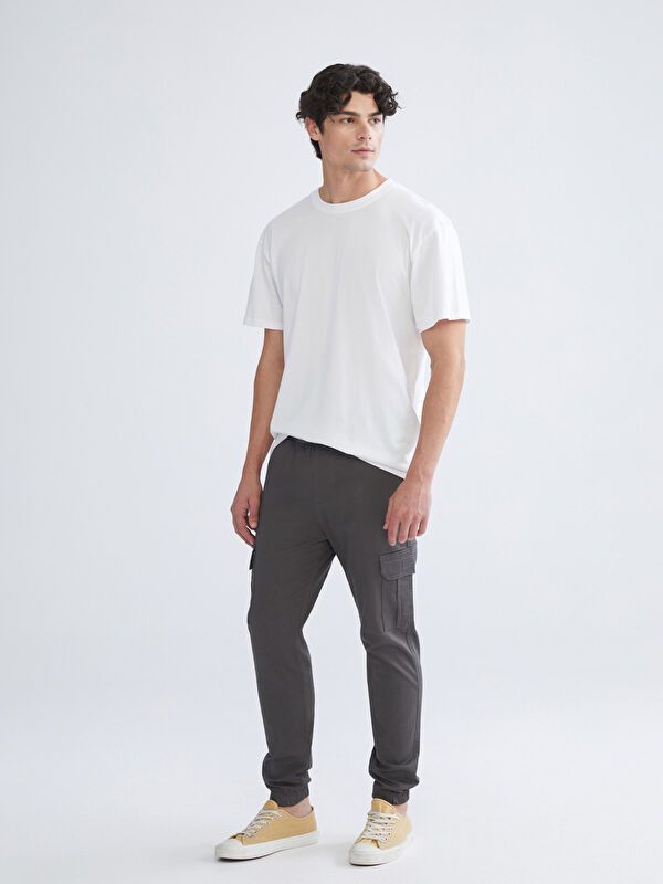 Moudda LC Waikiki - Pantalon cargo tissé Homme Anthracite - Tunisie 1