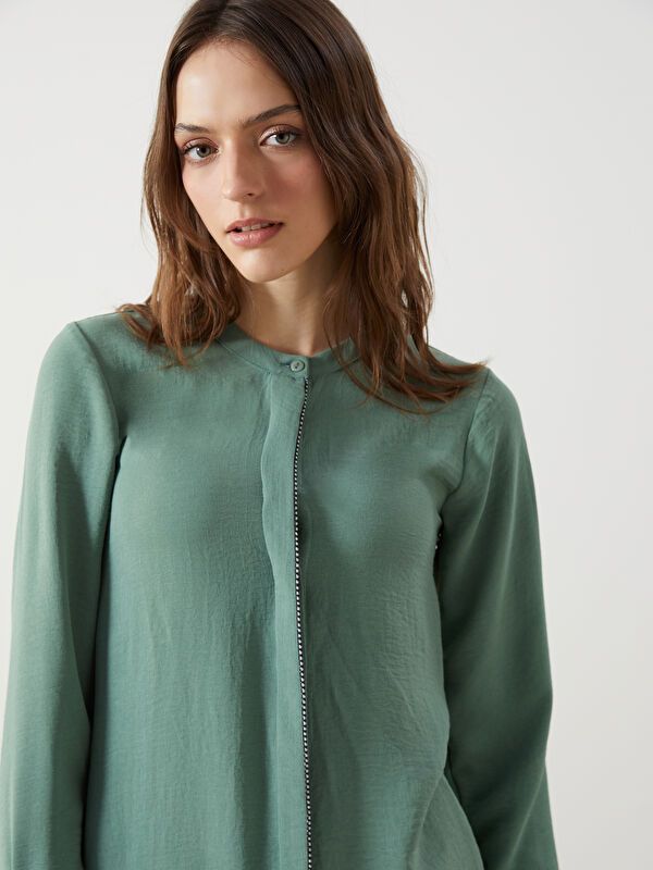 Moudda LC Waikiki - Tunique tissée cv à manches longues pour Femmes - Tunisie 1