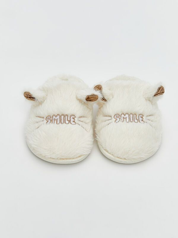 Moudda LC Waikiki - Pantoufles maison Fille Ecru - Tunisie 3