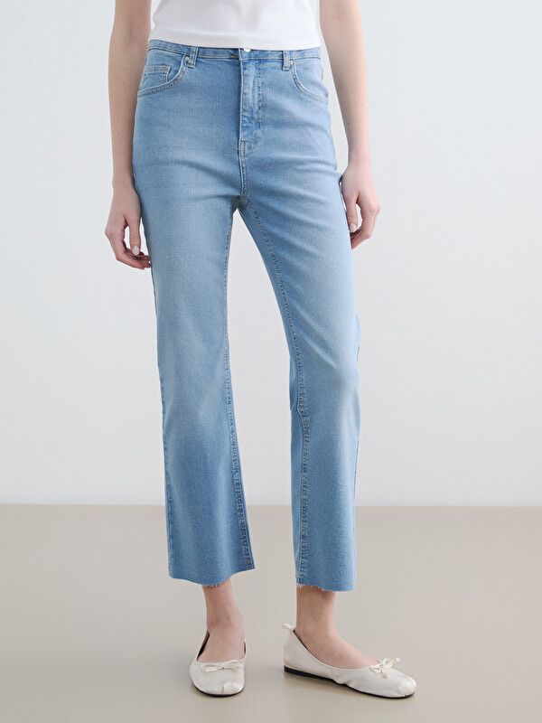 Moudda LC Waikiki - Pantalon en jean pour Femme couleur Bleu clair - Tunisie 2