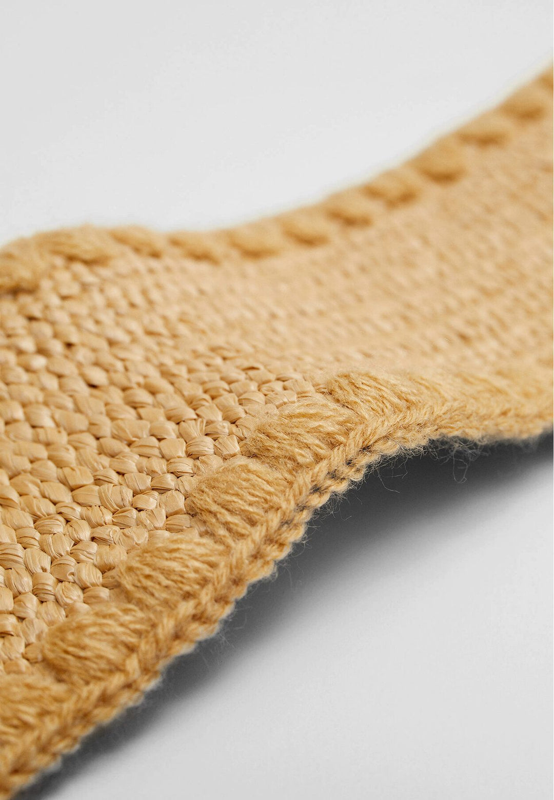 Moudda STRADIVARIUS - Ceinture en Rafia avec Boucle et Surpiqûres - Tunisie 4