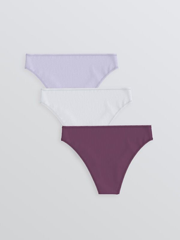 Moudda LC Waikiki - Slip basique Femme Prune lumière - Tunisie 2