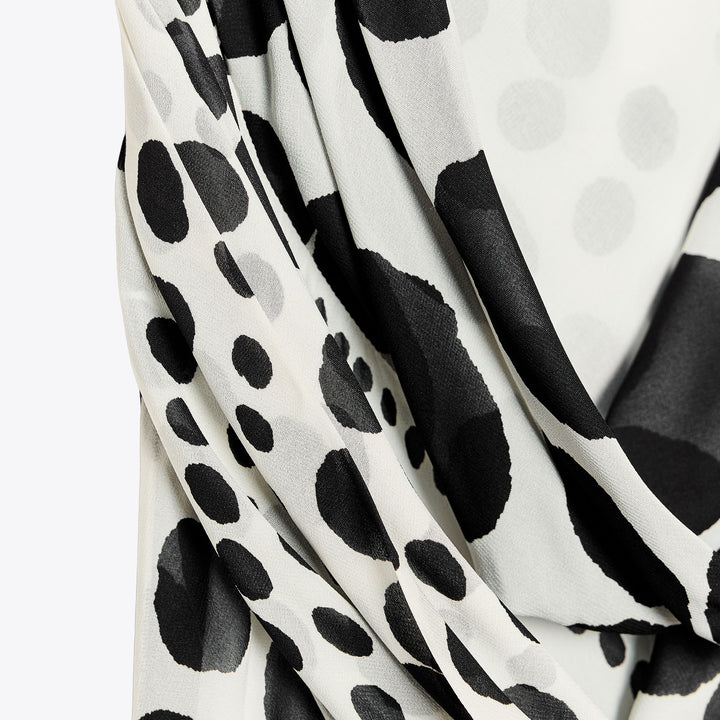 Moudda ZARA - Robe Longue - Pois & Dos Drapé - Tunisie 3