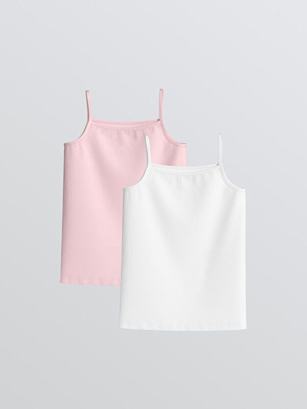 Moudda LC Waikiki - Débardeur en jersey pour Fille couleur Rose clair - Tunisie 1