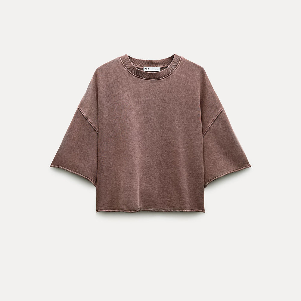 Moudda ZARA - Sweat en Éponge Manches Courtes - Tunisie 2