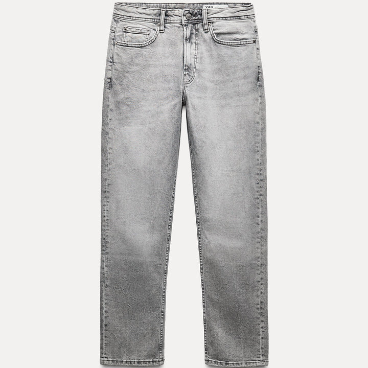 Moudda ZARA - Jean relaxed slim gris - Tunisie 1