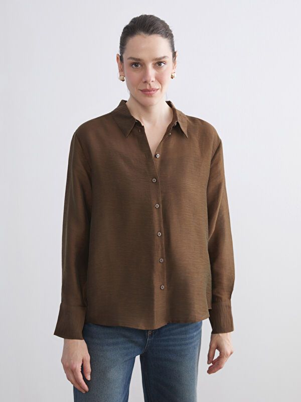 Moudda LC Waikiki - Chemise tissée cv à manches longues pour Femmes - Tunisie 1