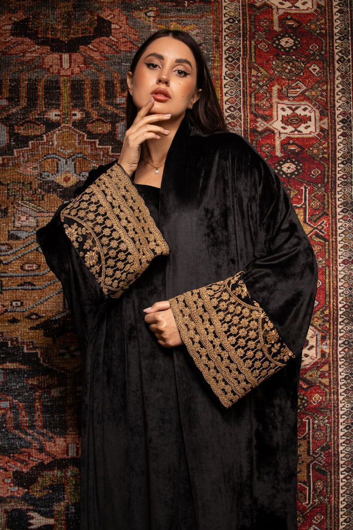 Moudda Tresors De Mimi - Kimono Nouran Noir - Tunisie 3