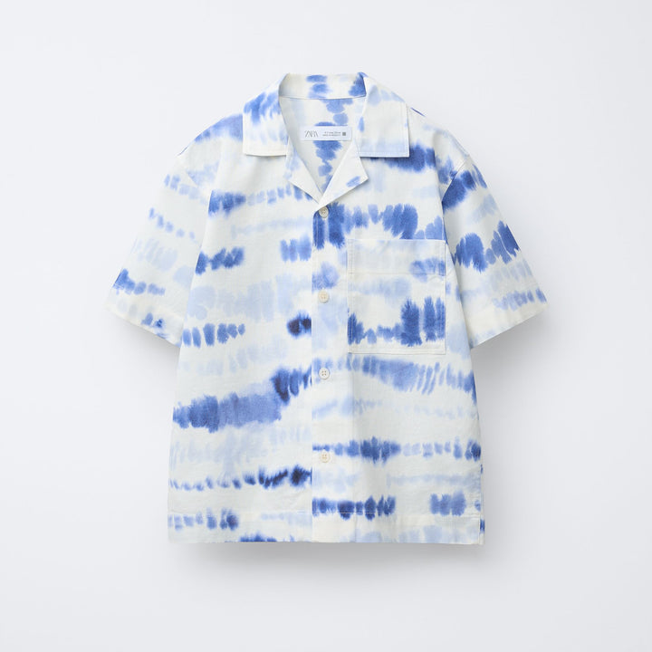 Moudda ZARA - Chemise - Tie Dye Bleu - Tunisie 1