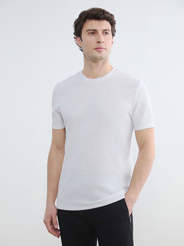 Moudda LC Waikiki - T-shirt manches courtes en jersey pour Homme - Tunisie 1