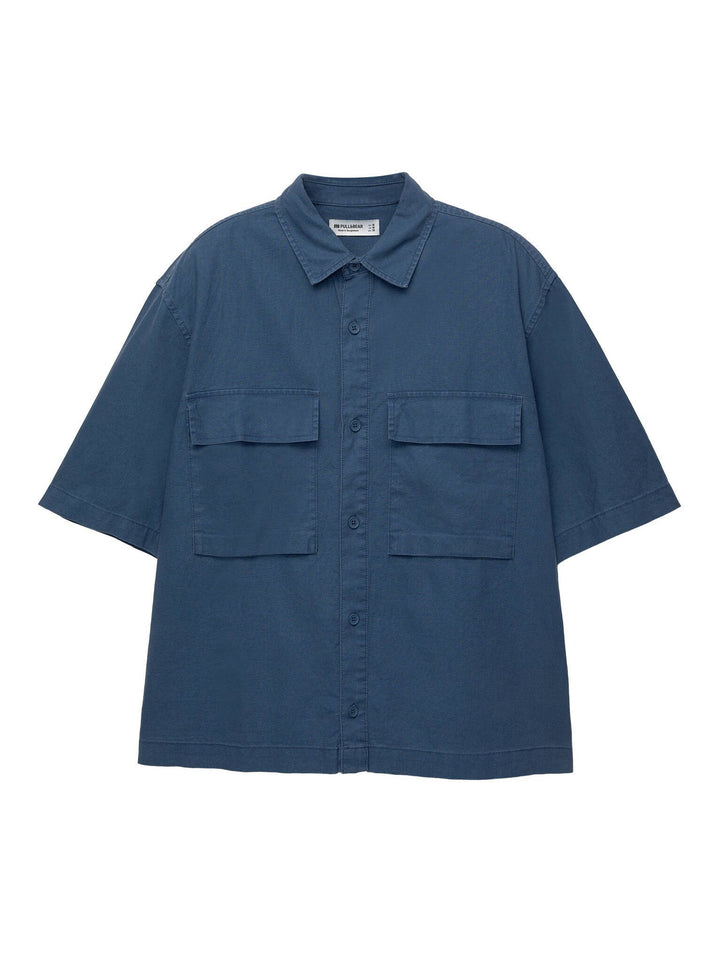 Moudda PULL & BEAR - Chemise - Lin Indigo - Tunisie 1