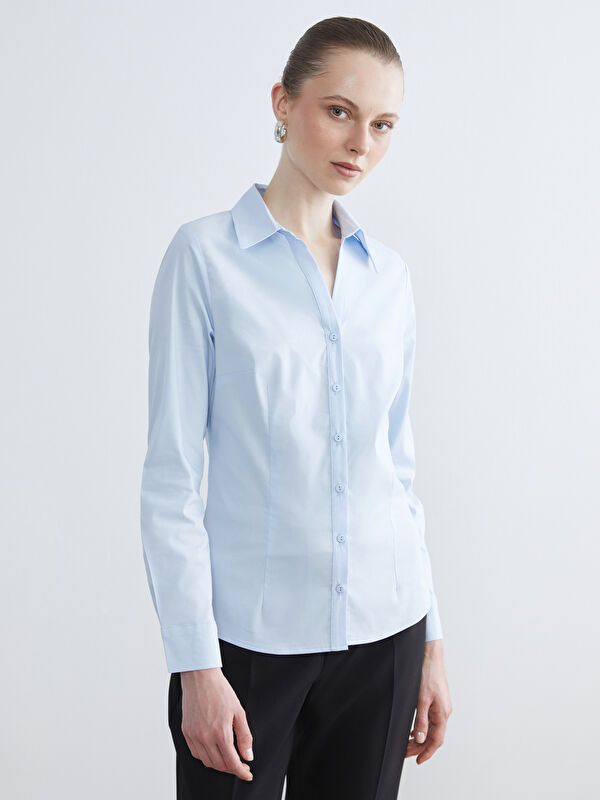 Moudda LC Waikiki - Chemise manches longues en tissu pour Femme - Tunisie 1