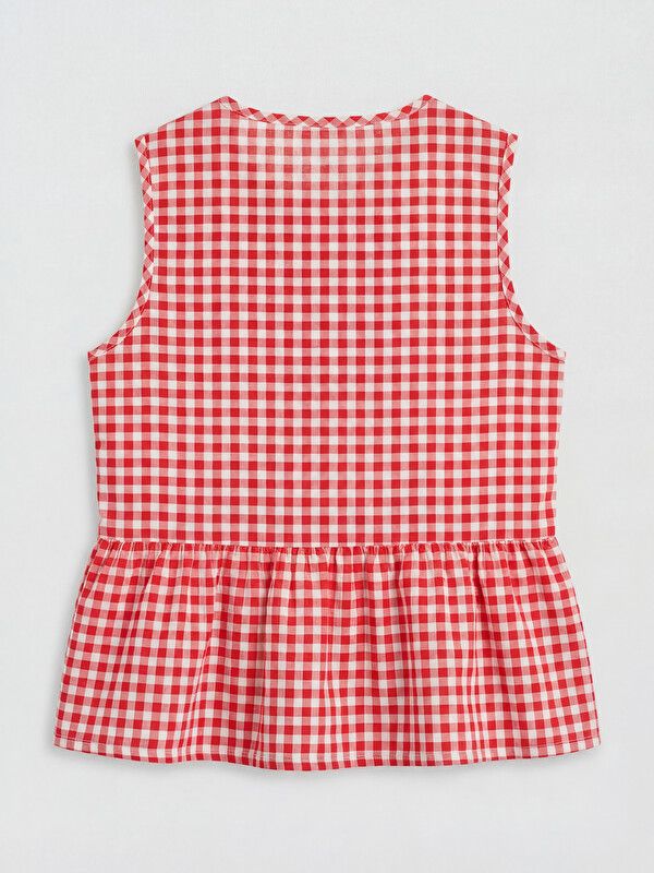 Moudda LC Waikiki - Chemise manches courtes en tissu pour Fille couleur Blanc imprimé - Tunisie 2